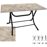 Dockers Klasik Katlanır Masa 80X120 cm - (Werzalit, Wermodin ve Allzalit Tabla) - Scala Marble