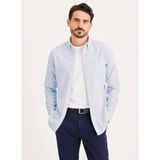 Dockers Mavi Erkek Pamuklu Gömlek A8816-0011 - XL