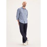 Dockers Mavi Erkek Regular Fit Kareli Gömlek ULTIMATE-0473