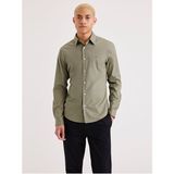 Dockers Minimalist Uzun Kol Erkek Gömleği - Günlük & İş - 2XL - Yeşil