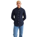 Dockers Oxford Slim Fit Gömlek Gömlek Erkek Lacivert S