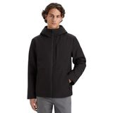 Dockers Stretch Softshell Kapüşonlu Sweatshirt Erkek Mont, Siyah, L