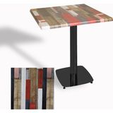 Dockers Tokyo Kare Masa (Esb) 80X80 cm - (Werzalit, Wermodin ve Allzalit Tabla) - Redwood