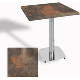 Dockers Tokyo Kare Masa (Kromnikel) 70X70 cm - (Werzalit, Wermodin ve Allzalit Tabla) - Metalic Oxid 1