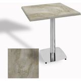 Dockers Tokyo Kare Masa (Kromnikel) 80X80 cm - (Werzalit, Wermodin ve Allzalit Tabla) - Irony