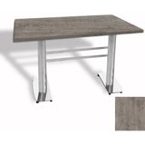 Dockers Tokyo Masa Kromnikel (Werzalit, Allzalit Yada Wermodin Tabla 80X140) - Kahve Oxid
