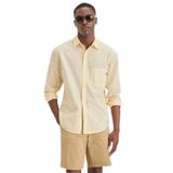 DOCKERS Ultimate Slim Fit Gömlek Erkek Gömlek, Bej (0070), M