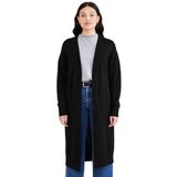 Dockers Uzun Hırka Kadın Kazak, 250 Siyah, XS