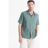 Dockers Yeşil Erkek Regular Fit Çizgili Gömlek A1732-710