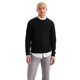 Dockers Yuvarlak Yaka Kazak Erkek Kazak, 001 Black, M