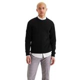 Dockers Yuvarlak Yaka Kazak Erkek Kazak, 001 Black, S
