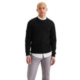 Dockers Yuvarlak Yaka Kazak Erkek Kazak, 001 Black, XXL