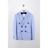 Doctor Junior 4-15 Yaş Erkek Çocuk Dört Düğmeli Astarsız Ceket Mavi - 9 Yaş