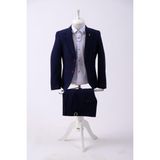 Doctor Junior Erkek Çocuk Slim Fit Gofre Kumaş Takım Elbise Lacivert 4 Yaş Özellikli Model