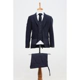 Doctor Junior Lacivert Erkek Çocuk Takım Elbise TK2253 - Dropsuz - 8 Yaş