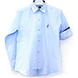 Doctor Junior Oxfort Erkek Çocuk Spor Gömlek - 7 - 8 Yaş - Buz Mavisi