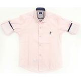 Doctor Junior Oxfort Erkek Çocuk Spor Gömlek - Pembe - 11 - 12 Yaş