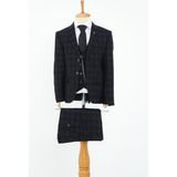 Doctor Junior Siyah Erkek Çocuk Takım Elbise TK2258 - Dropsuz - 14 Yaş