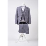 Doctor Junior Slim Fit Erkek Çocuk Takım Elbise Üç Parça - Parlament - 12 Yaş