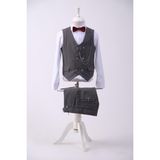 Doctor Junior Yelek Pantolon Erkek Çocuk Takım Elbise - 6 Yaş - Gri