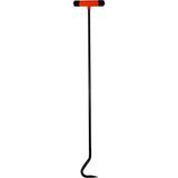 Doctor Pdr Tools Pdr Aletler 12 mm Çap Kanca Şekilli Isı ve Oksidasyon Işlemli Kauçuk Kaplı Saplı Çubuk
