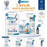 Doctor Silver Ion 1 Aylık Hasta Bakım Seti – ( 2x Vücut Kesesi, 3x Mendil, 4x Saç Bonesi, 50 ml Dezenfektan