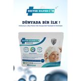 Doctor Silver Ion Gümüş Iyonlu, Kremli, Durulama Gerektirmeyen, Onarıcı Hasta Saç Yıkama Bonesi (1 ADET)