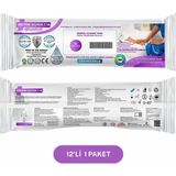 Doctor Silver Ion Gümüş İyonlu Özel Formül, Kızarık Önleyici Genital ve Perinel Bölge Büyük Bakım Mendili 12 Adet (1 Paket)
