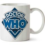 Doctor Who Porselen Kupa Bardak - Beyaz - 300 cc