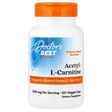 Doctor's Best Acetyl-L-Carnitine Hcl 1000 Mg 120 Veggie Caps