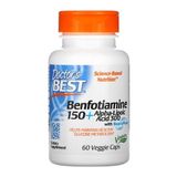 Doctor's Best, Benfotiamine 150 + Alpha-Lipoic 300, 60 Vegi Kapsül