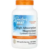 Doctor's Best High Absorption Magnesium, 240 Tablets (100 Mg Per Tablet)