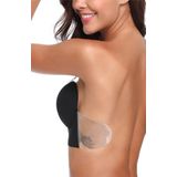 Dode Flora F.K. Lingerie Kadın Push Up Görünmez Kendinden Yapışkanlı Hayalet Büstiyer Sütyen Siyah 90