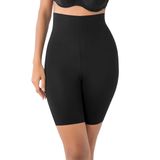 Do&De Flora Korse Sepeti 3002 Kadın Lazer Kesim Yüksek Bel Paçalı Korse Siyah 2Xl/3Xl