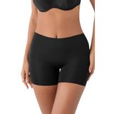 Do&De Flora Korse Sepeti 3202 Kadın Lazer Kesim Yüksek Bel Boxer Korse Siyah L/Xl