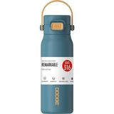 Dodge Çelik Termos Matara 580ML Mavi - 580 ml