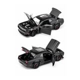 DODGE CHALLENGER 1:24 ÖLÇEK DİECAST METAL MODEL ARABA SESLİ VE IŞIKLI KAPI KAPILAR AÇILIR