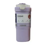 Dodge DB-23684 Çift Kullanım Pipetli/Rahat İçim Mor 660Ml Çelik Termos