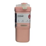 Dodge DB-23684 Çift Kullanım Pipetli/Rahat İçim Pembe 660Ml Çelik Termos