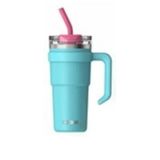 Dodge Db-23689 Çift Kullanım Pipetli/Rahat İçim Mavi 750Ml Çelik Termos