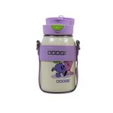 Dodge DB-24502 Çift Kullanım Pipetli/rahat Içim 520ML Çelik Matara - Mor