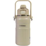 Dodge DB-24546 Çift Kullanım Pipetli/Rahat İçim Krem 800Ml Askılı Çelik Matara