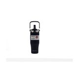 Dodge DB-24584 Çift Kullanım Pipetli/Rahat İçim Siyah 1200Ml Çelik Matara