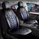 Dodge Nitro Uyumlu Deri Oto Koltuk Kılıfı Ön/arka Set Classy Seri Siyah-Mavi - Siyah - Mavi