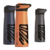 Dodge SHOTAY MATARA PASLANMAZ ÇELİK PİPETLİ 470 ML 3 KARIŞIK RENK-DESEN ST-8206 - 1 ADET