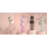 Dodge Shotay Matara Trıtan Pipetli 600 ml 4 Karışık Renk-Desen ST-7202-1 Adet - 670 ml - Renkli