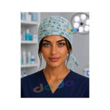 DODO BONE Açık Yeşil Stake Desenli Cerrahi Bone , Medikal Bone , Doktor, Hemşire, Diş Hekimi ve Veteriner Bonesi
