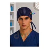 DODO BONE Lacivert Şal Desenli Cerrahi Bone , Medikal Bone , Doktor, Hemşire, Diş Hekimi ve Veteriner Bonesi