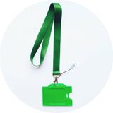 Dodo Bone Yeşil Kart Askı Ipi, Yaka Askı Ipi, Telefon Askısı ve Yeşil Yatay Kartlık