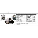Dodo Marş Motoru 10 Diş 12V D6r Renault R9-19 Megane-Clıo Laguna Espace Nevada Valeo Tip